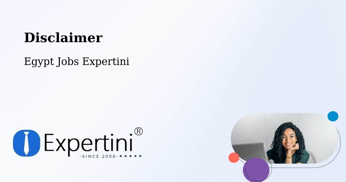 Disclaimer – Rosetta - Egypt Jobs Expertini