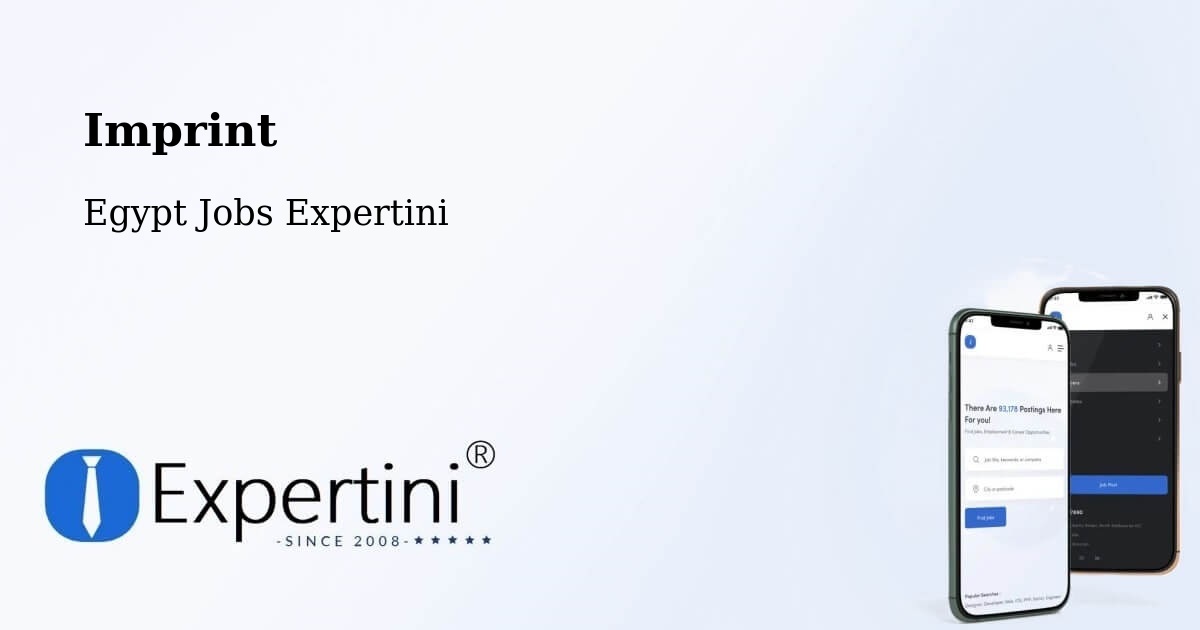 Imprint – Rosetta - Egypt Jobs Expertini